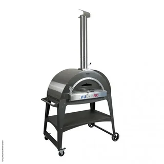 Horno de Pizza Vesubio VULCANO 80x50cm con Ruedas - Cocción a Leña