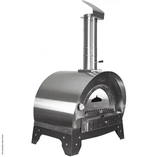 Horno de Pizza Vulcanello VULCANO 500°C 90s - Horno de Leña para Pizza Exterior Jardín