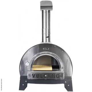 Horno de Pizza Vulcanello VULCANO 500°C 90s - Horno de Leña para Pizza Exterior Jardín