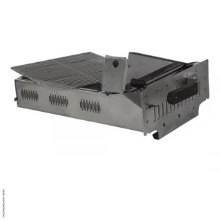 Horno de pizza y barbacoa 2 en 1 de acero inoxidable TAAL Vulcano para exterior con leña