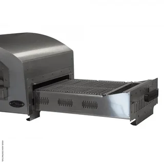 Horno de pizza y barbacoa 2 en 1 de acero inoxidable TAAL Vulcano para exterior con leña