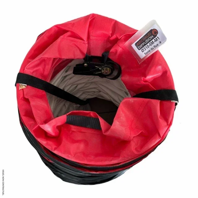 Gaine air chaud M1 VTR HT Ø610mm 10m SEMA - Ventilation industrielle haute température