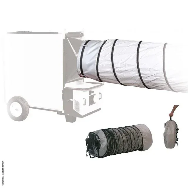 Flexibler Schlauch Ø610mm 6m JUMBO SPLUS Clip Rauchabsaugung Lüftung