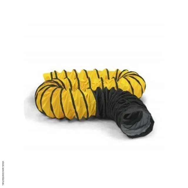 Gaine flexible SP-C 155mm x 7,6m pour air chaud - Chauffage mobile