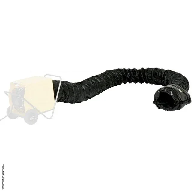 Gaine soufflage Ø710mm tissu spiralé chauffage SOVELOR-DANTHERM