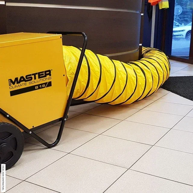 Elektrischer Heißluftgenerator 40kW B30 Sovelor kanalisierbar mobil dreiphasig 380V