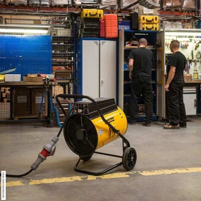 40kW Electric Hot Air Generator RS 40 Ductable SOVELOR - Industrial Space Heater