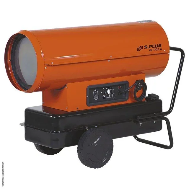 Générateur d'air chaud mobile fioul 69 kW GF 70.1 A SPLUS chauffage industriel