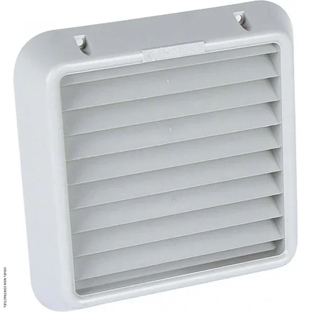 Fixed Outdoor Air Vent Grill Ø150 mm Grey Vortice Ventilation
