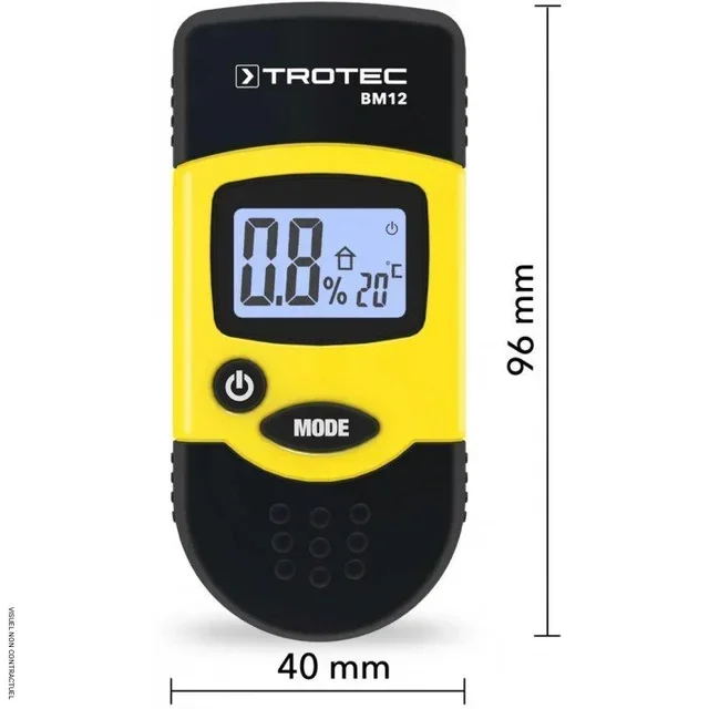 Humidimètre bois béton BM12 TROTEC mesure précise
