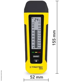 Humidimètre à pointes BM22 Trotec - Mesure bois et matériaux