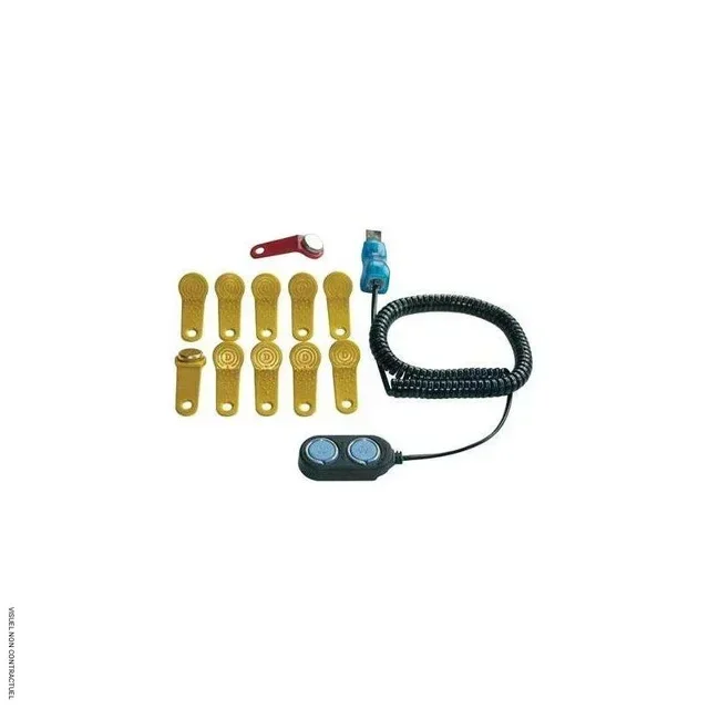 Kit 10 clés utilisateurs maître lecteur USB CEMO sécurité