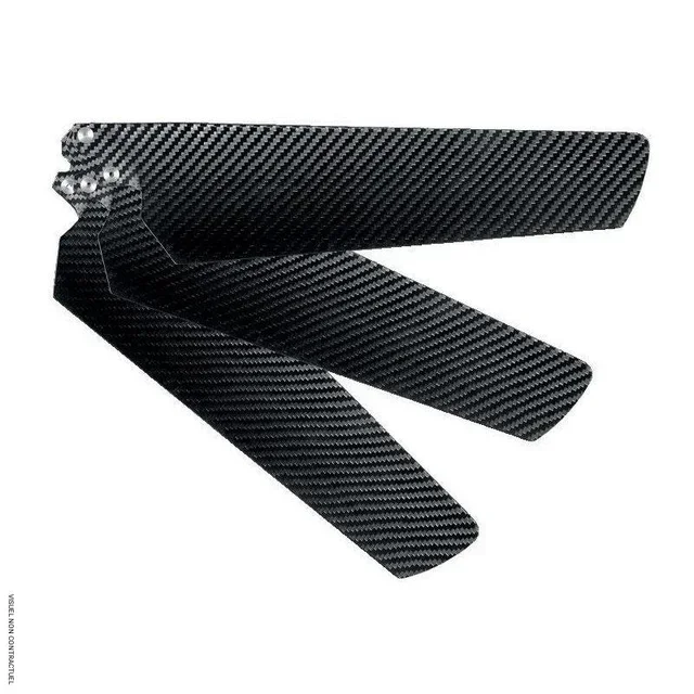 3-Flügel Carbon Deckenventilator Set Nordik Air Design 120cm VORTICE