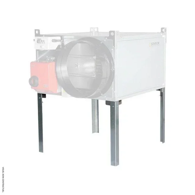 Kit 4 Pés Aço Galvanizado FARM 95-155 1m SOVELOR Altura Ajustável Equipamento Pecuário