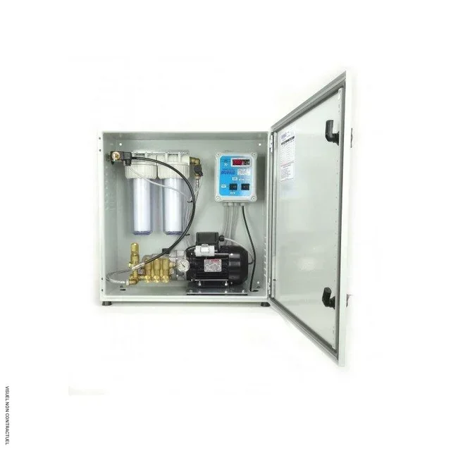 Kit armoire brumisation BRUMEO PROBOX 15 buses professionnel haute pression 60 bars prêt à installer