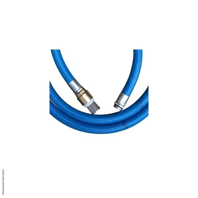 Saugset 1,2m DN25 PVC Nitril CEMO mit Rückschlagventil und Sieb