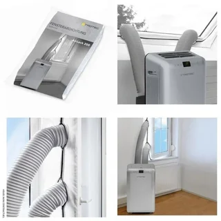 Kit Sellado Ventana Trotec AirLock 200 400cm 1-2 Mangueras Aire Acondicionado Portátil