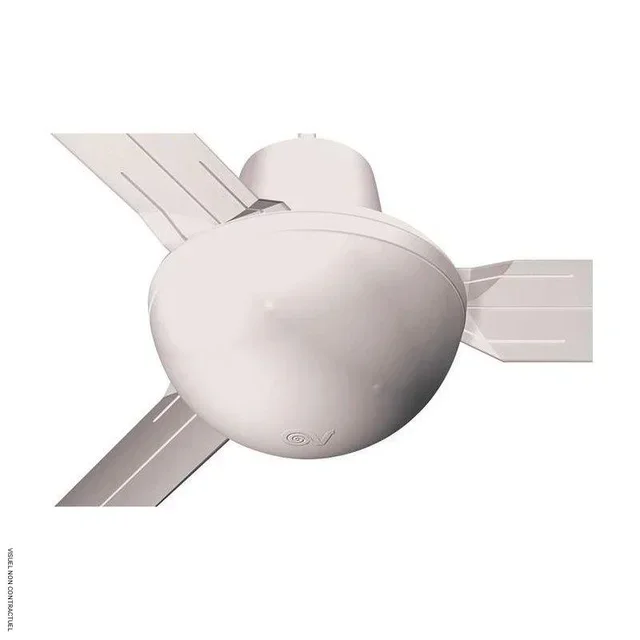 E27 Translucent Lighting Kit Nordic Evolution Vortice Ceiling Fan 165mm - Modern Ventilator Light Fixture