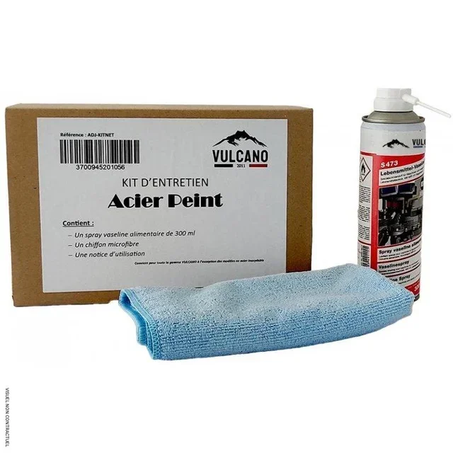 VULCANO Painted Steel Oven Maintenance Kit - Complete Accessories Set