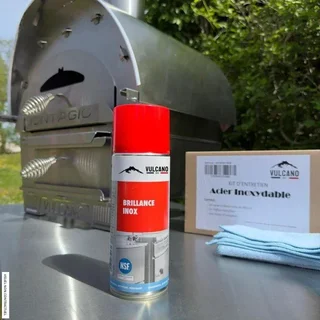 VULCANO stainless steel oven maintenance kit - stainless steel cleaning accessories