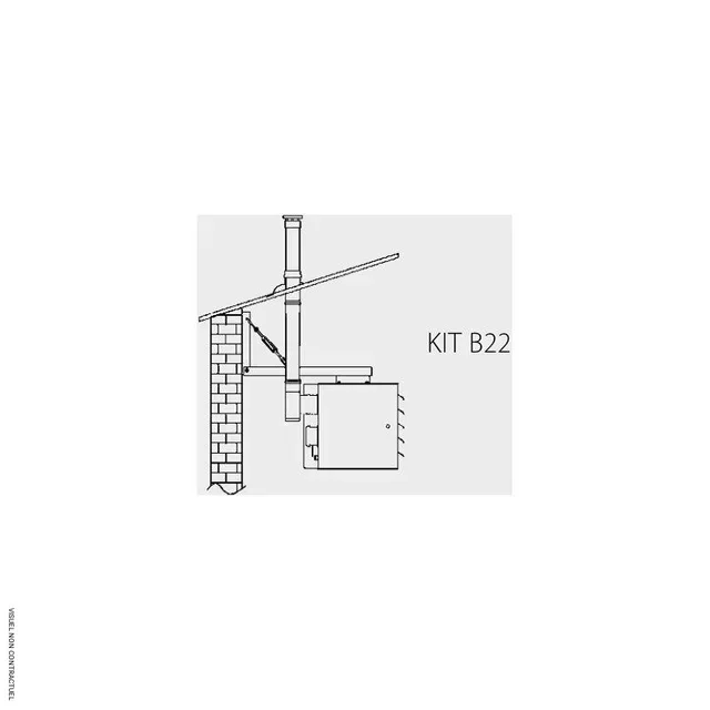 Kit évacuation toiture B22 AGSX Sovelor-Dantherm