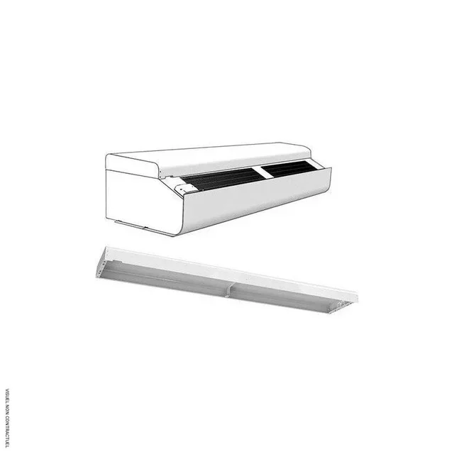 Kit finition mural PA3DW15 FRICO - Masquage fixations câbles tubes