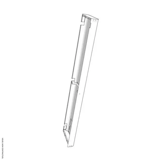 Kit finition murale PA3VDW15 Frico - Masquage câbles et tubes