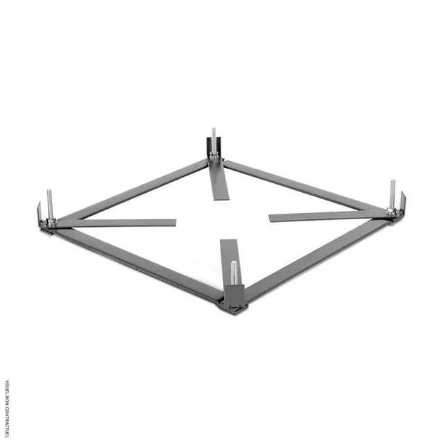 Kit fixation Vortice CA MD ROOF 100/125/150Q - Centrale aspiration