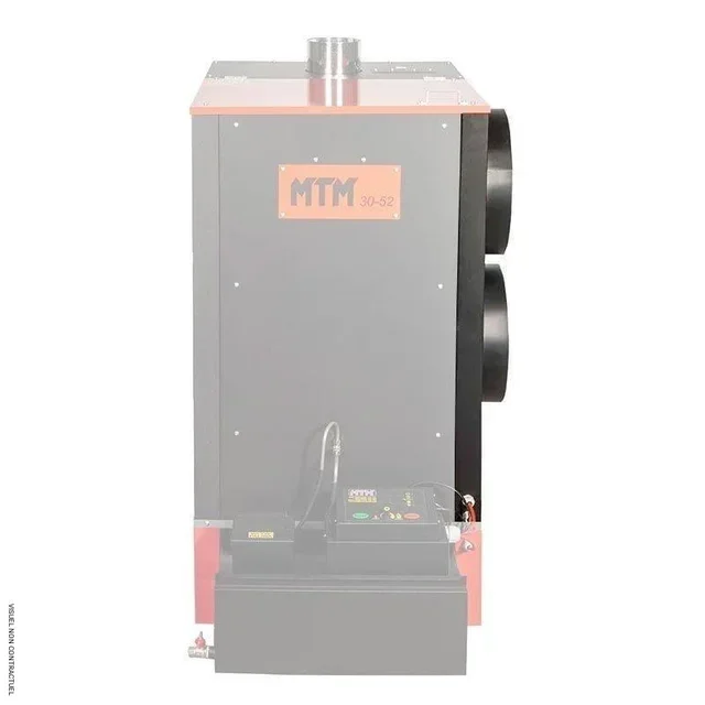 Kit gainage droit MTM 30-52 kW pour chauffage soufflant