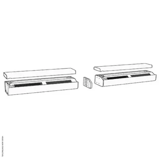Kit Jonction Vertical PA3JK Rideau Air Frico - Accessoire Installation