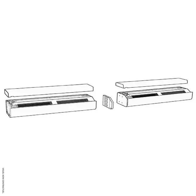 Kit Jonction Vertical PA3JK Rideau Air Frico - Accessoire Installation