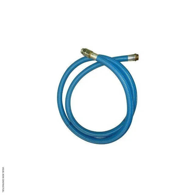 Kit liaison flexible DN25 2m CEMO raccords 1 pouce PVC nitrile bleu