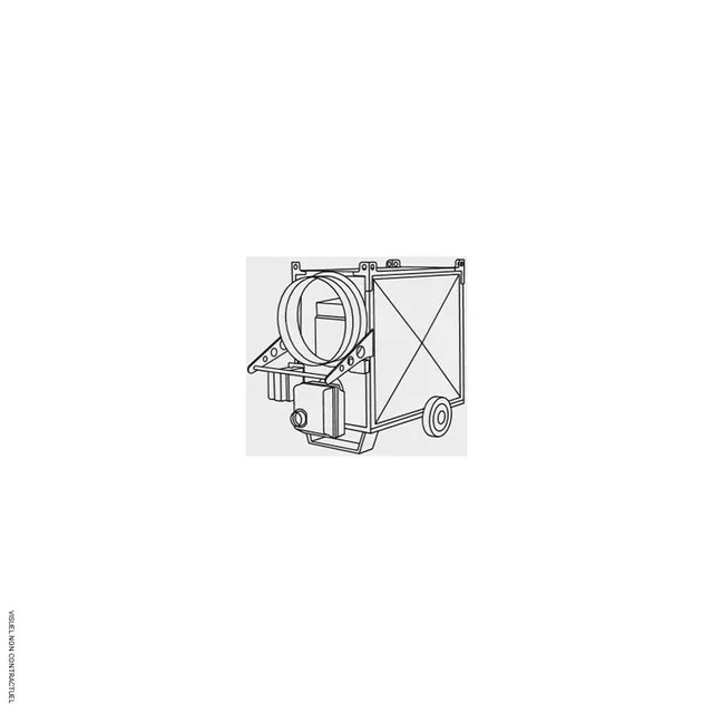 Kit Mobilità FARM190 Sovelor-Dantherm Maniglie Ruote Piedi