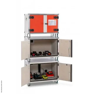 Kit pieds empilage armoire anti-feu batterie Lithium CEMO