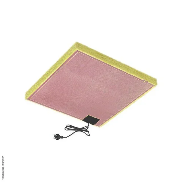 Kit plafond rayonnant plâtre Fricokit 1452W complet avec thermostat TEVMIN11 - 19,80m²