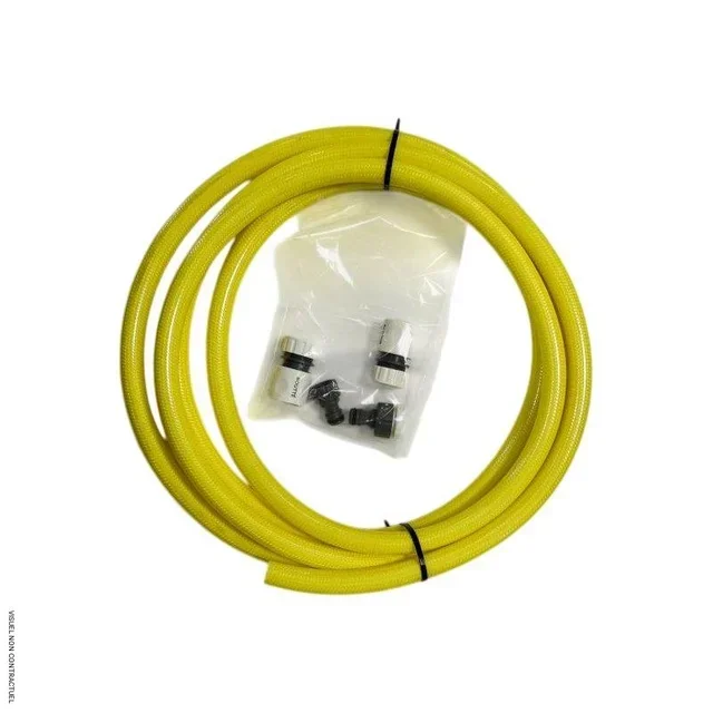 Wasseranschlusskit Ø15mm 5m Sovelor-Dantherm - 3-lagiger Schlauch + Schnellkupplungen