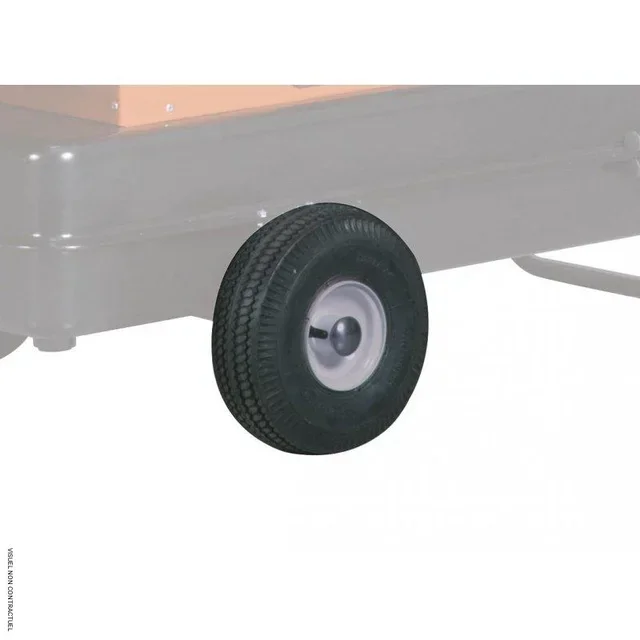 Kit de Rodas Dianteiras Ø250mm SPLUS Acessório para Carrinho de Mão - Melhora a Manobrabilidade e Estabilidade