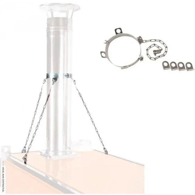 Kit support cheminée SPLUS - fixation sécurisée installation