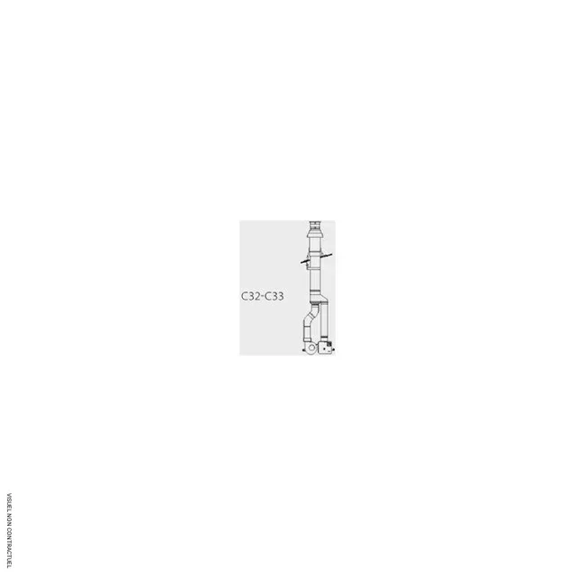 Kit Ventosa de Techo GTS36N C32 Ø100/150 Sovelor-Dantherm