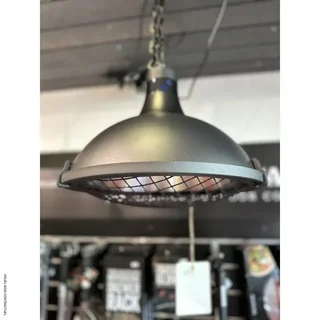 Lampe chauffante suspension RETRO noire 2100W VELTRON - terrasse intérieur extérieur