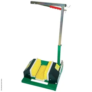 Schuhputzmaschine ECO 2000 Stahl ECODIS 3 Bürsten Manuell