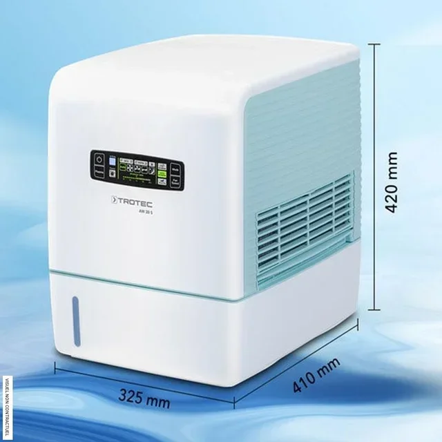 Laveur d'air 3-en-1 Trotec AW 10 S - Purificateur humidificateur ioniseur 25m²