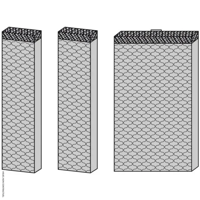 Lote 3 Filtros Evaporação Substituição para PAE 31 Trotec Climatizador