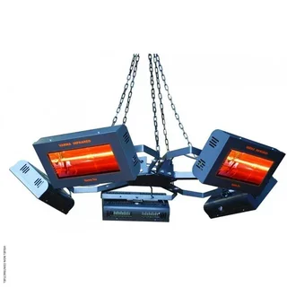 Lustre chauffant suspendu Pentagono 5x300W VARMA400/15 Star Progetti