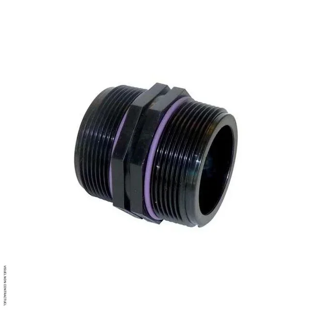 Double PP Nipple 2 inch CEMO - Threaded Polypropylene Fitting