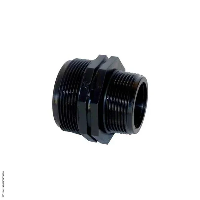 PP Reducing Nipple 2"x1" Threaded CEMO - Polypropylene Fitting