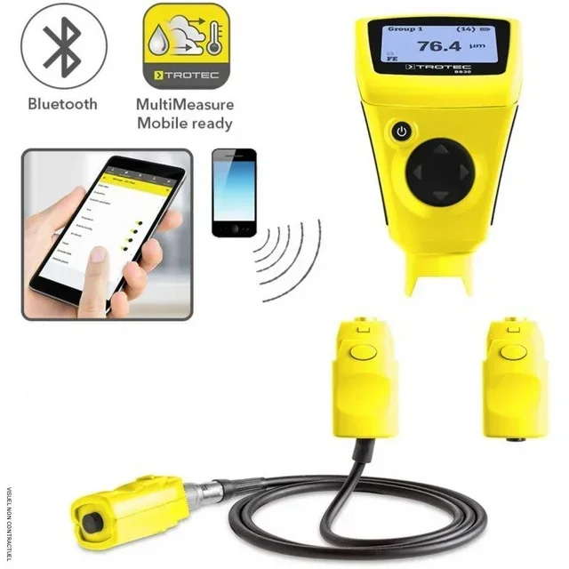 Mesureur d'épaisseur de revêtement BB30 TROTEC portable