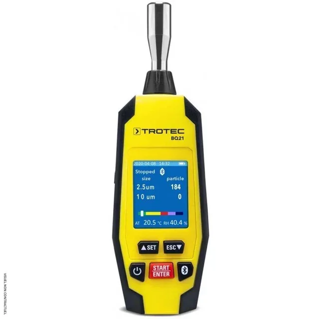 Mini-compteur particules fines BQ21 Trotec PM10 PM2.5 mesure qualité air
