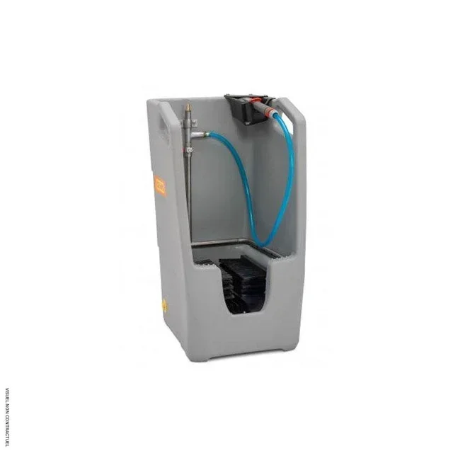 Nettoyeur bottes CEMO 3 brosses polyéthylène premium 59x49x88cm