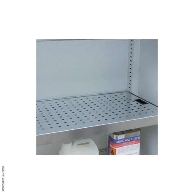 Paillasse perforée acier galvanisé armoire sûreté CEMO 10/10-10/20